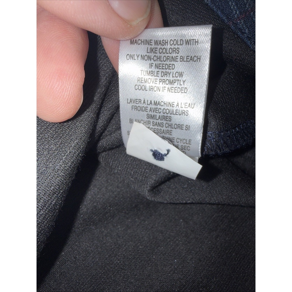 Age of Wisdom Flannel Shirt‎ Men Med Blue Plaid Flap Pocket Metal Button Shacket - Picture 9 of 12